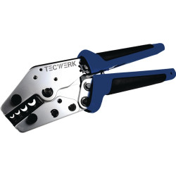 Crimpzange L.205mm 0,5 6 (AWG 20...10)mm² TECWERK