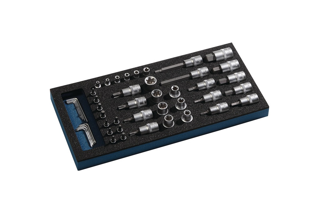 Werkzeugmodul 46 tlg.1 3 Modul Steckschlü.TECWERK Werkzeugmodul 46 tlg.1 3 Modul Steckschlü.TECWERK