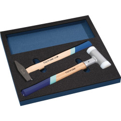 Werkzeugmodul 2 tlg.1 3 Modul Schon  Schlosserhämmer TECWERK