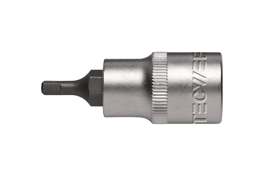 Steckschlüsseleinsatz 1 2 Zoll Innen 6 kant SW 4mm L.55mm TECWERK