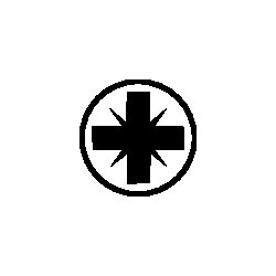 Schraubendreher Gr.PZD 3 Klingen L.150mm 3K Griff 6KT Kl. Ans.TECWERK