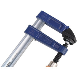 Temperguss Schraubzwinge Spann W.250mm A.120mm Holzgr.30x8mm TECWERK