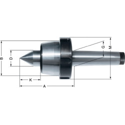 Zentrierspitze MK2 mitlfd.TECWERK