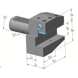 Radialwerkzeughalter B2 DIN 69880 VDI40 li.TECWERK Radialwerkzeughalter B2 DIN 69880 VDI40 li.TECWERK