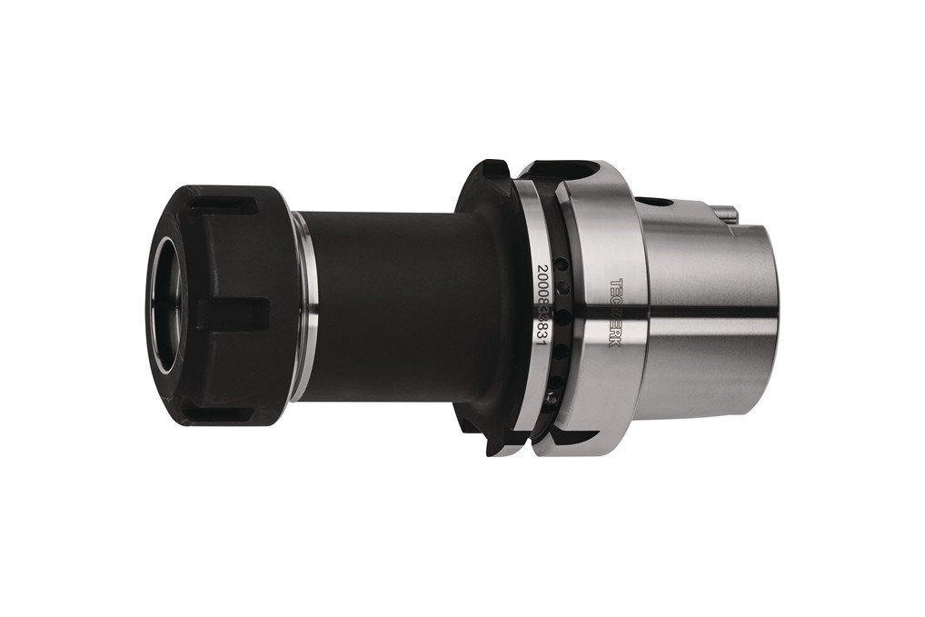 Spannzangenfutter ER DIN 69893A Spann D.1 10mm HSK A63 A. L.100mm TECWERK