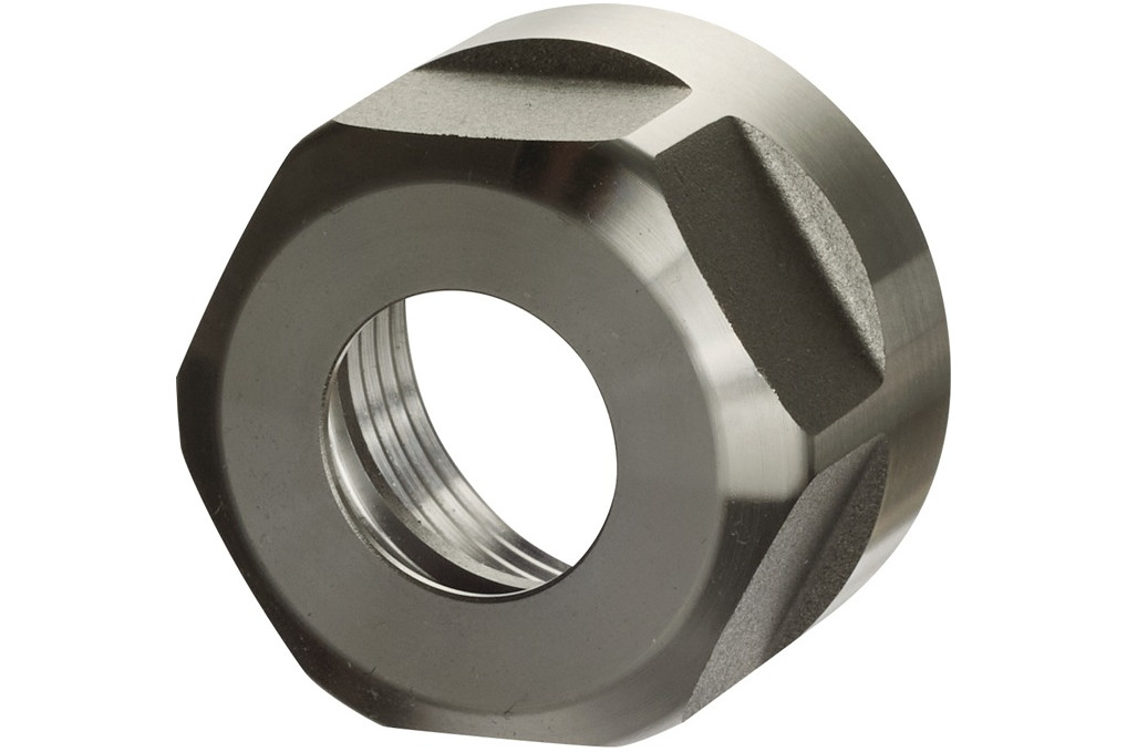 Spannmutter ER 16 D.28 SW 25mm m.Exzenterring z.Spannzangenfutter ER TECWERK Spannmutter ER 16 D.28 SW 25mm m.Exzenterring z.Spannzangenfutter ER TECWERK