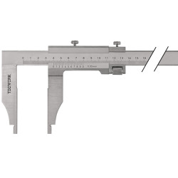 Werkstattmessschieber DIN 862 300mm Schnabel L.90mm TECWERK