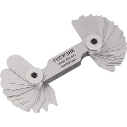 Radienschablone 15,5 25mm Bl.15 St.TECWERK