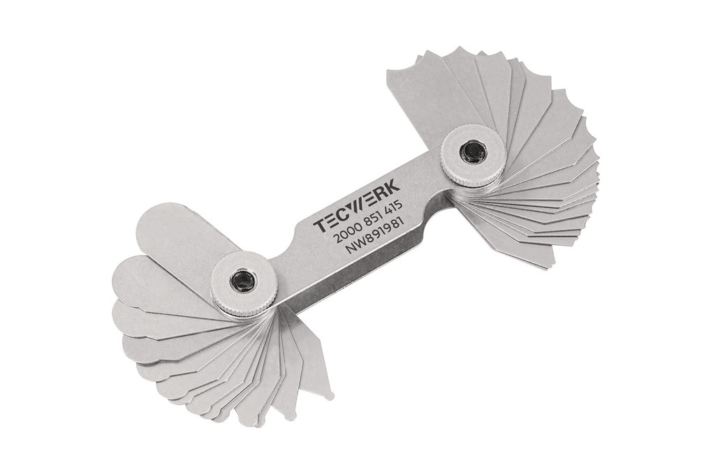 Radienschablone 15,5 25mm Bl.15 St.TECWERK