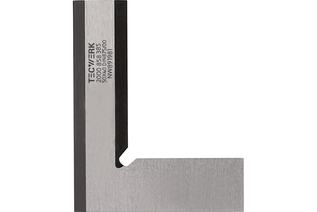 Haarwinkel DIN 875 00 Schenkel L.150x100mm TECWERK