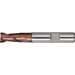 Bohrnutenfräser DIN 6527L TypN D.8mm Einsatz L.25mm VHM TiAlN HB Z.2 TECWERK