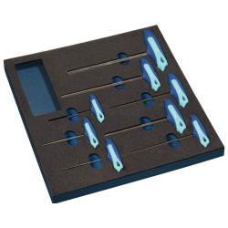 Werkzeugmodul 8 tlg.2 3 Modul Schlüsswelweiten 2 10mm TECWERK