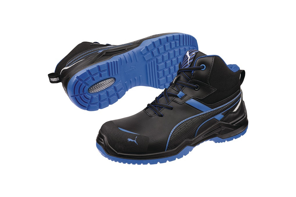 Sicherheitsstiefel KRYPTON BLUE MID Gr.45 W.11 schwarz blau