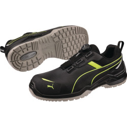 Sicherheitsschuh KRYPTON GREEN DISC LOW Gr.40 W.11 schwarz grün