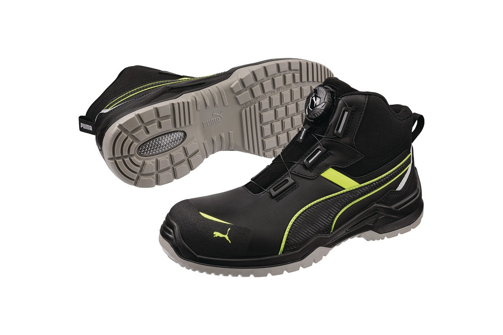 Sicherheitsstiefel Krypton green mid disc S3S Gr.42 W.11 schwarz grün