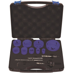 Lochsägensatz 13 tlg.19 68mm Schnitt T.38mm HSS Co8 TECWERK