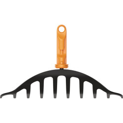 Rosenrechen OneClick Arbeits B.243mm Zinken L.65mm 10 Zinken FISKARS