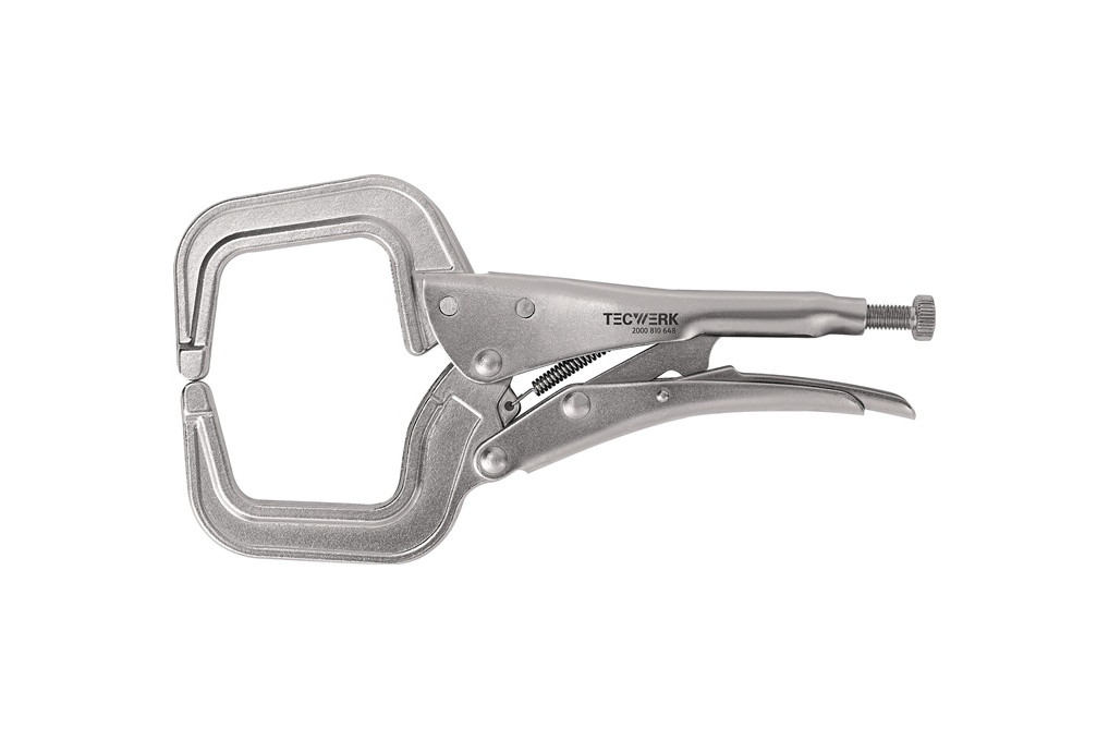 Klammergripzange Gesamt L.280mm Spann W.max.90mm TECWERK