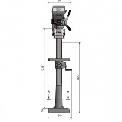 Säulenbohrmaschine Optimum D 26Pro