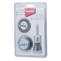 Rundbürsten-Set 3tlg. Stahl