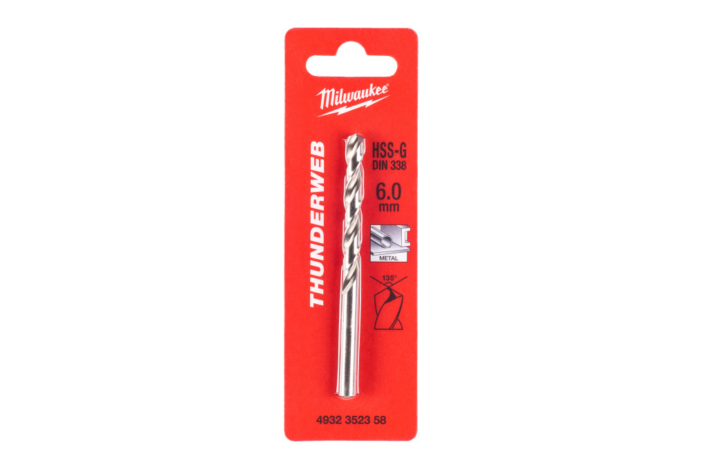 METALLBOHRER HSS-G 6.0X93MM (1) TH-WEB