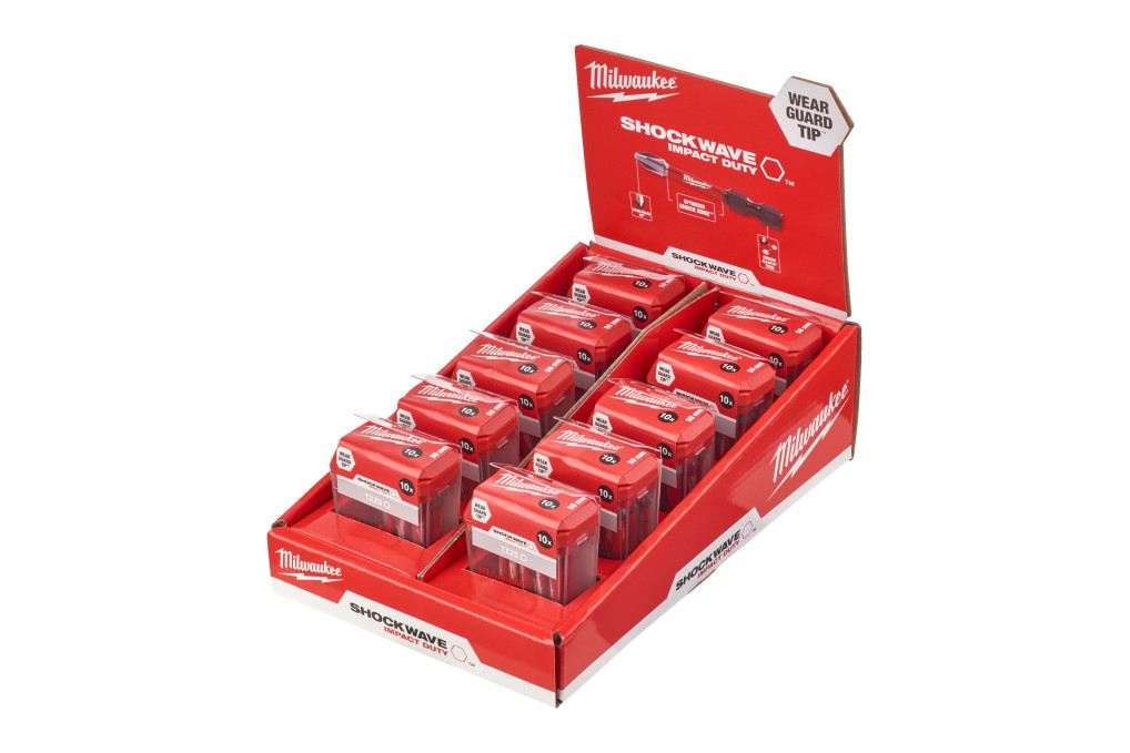 BIT TX25 50MM SHOCKWAVE (10)DISP.