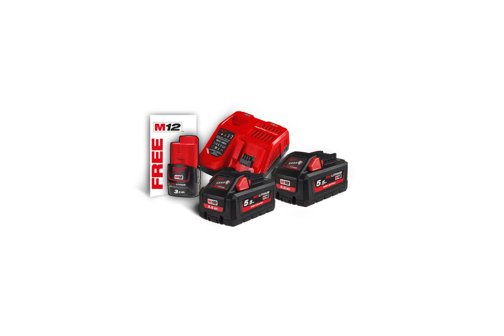 Akku Starter Set M18HNRG-552 NRG KIT Akku Starter Set M18HNRG-552 NRG KIT