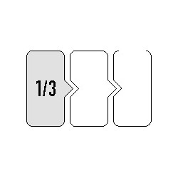 Werkzeugmodul Leereinlage 1 3 Modul 2000 871 230 4 tlg.TECWERK
