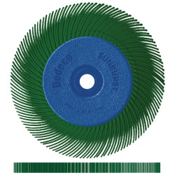 Radialbürste SUNBURST Ø152xB12,7x25,4mm 50 Alox Korund TYROLIT