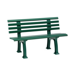 Parkbank L1200xB540xH740mm Ku. 10,7kg grün