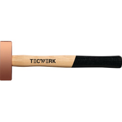 Kupferhammer Kopf G.1000g Hickory TECWERK