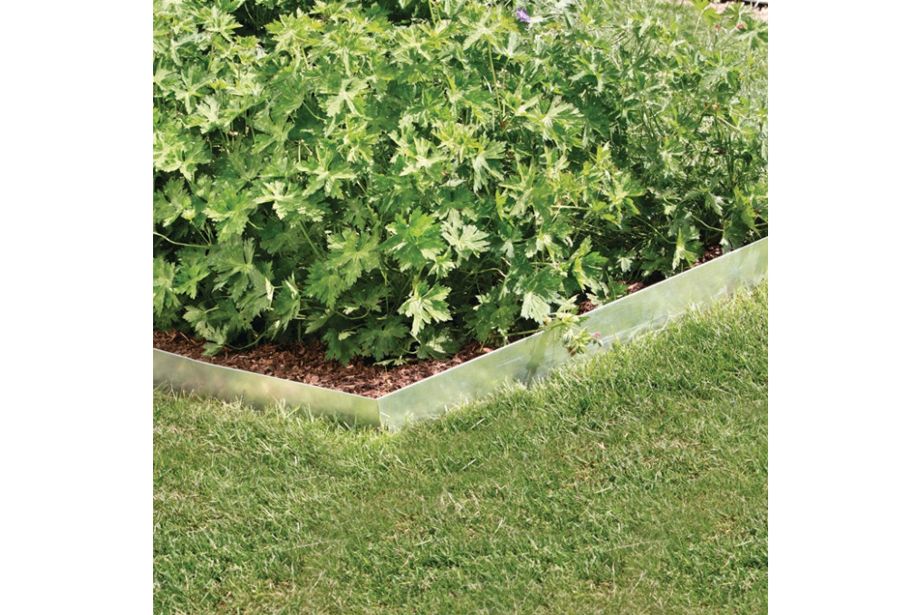 Rasen  u.Gestaltungskante L118xH12cm verz.Metall WINDHAGER