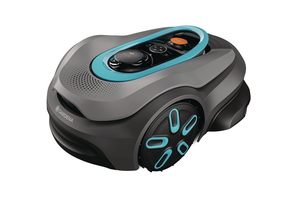 Mähroboter smart SILENO sense 400 m² Arbeits B.16cm Schnitt H.25 45mm GARDENA