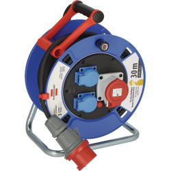 Drehstromkabeltrommel Garant 30m Gummi Neopren 2mm² 300mm 3