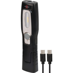 Akku LED Handleuchte HL 201 A 3,7V 1Ah Li Ion 250 70 lm