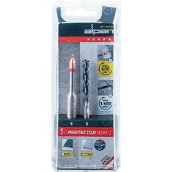 Feinsteinzeugfliesenbohrerset C PROTECTOR D.6mm 2 St. Set ALPEN
