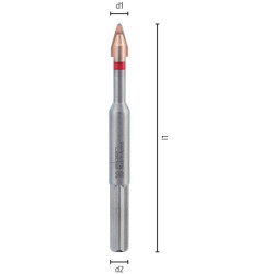 Feinsteinzeugfliesenbohrerset C PROTECTOR D.6mm 2 St. Set ALPEN