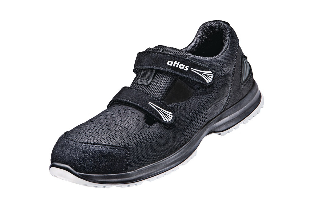 Sicherheitssandale RUNNER 145 ESD Gr.41 W.10 black white S1P SRC EN20345 ATLAS
