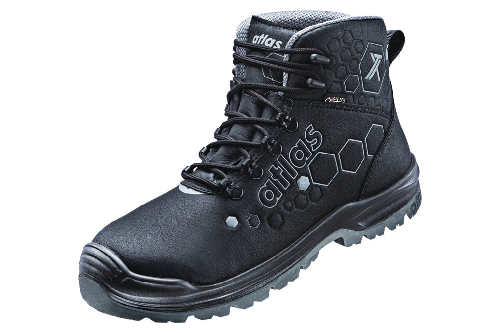 Sicherheitsstiefel XT 500 GTX Gr.40 W.10 black anthrazit S3 SRC EN20345 ATLAS