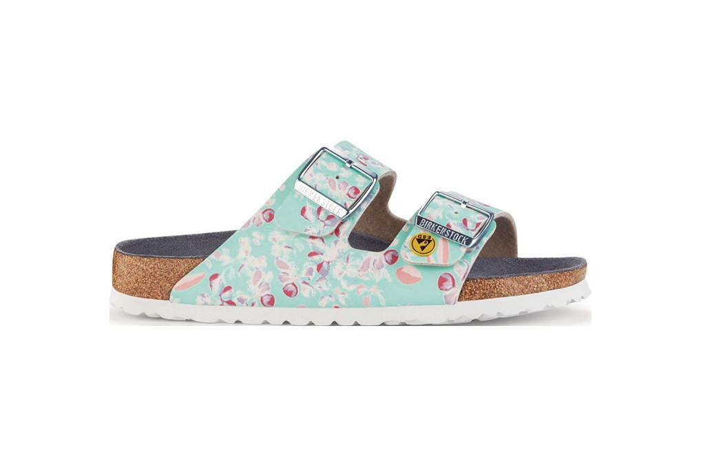 Sandale Arizona ESD Gr.39 flower field mint Birko Flor EN 61340 BIRKENSTOCK