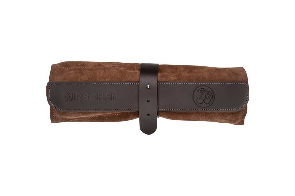 Stechbeitelsatz 6,10,12,16,20,26mm Weißbuchenh.6 tlg.Ledertasche KIRSCHEN