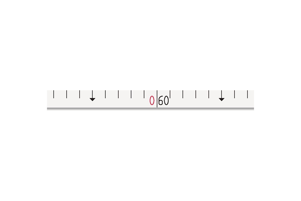 Rahmenbandmaß L.50m Bandbr.13mm Bcm EG II Alu.weiß Stahlmaßband TECWERK