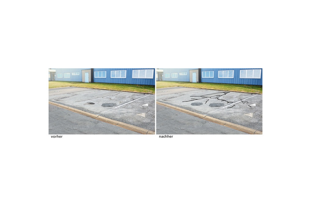 Reparaturmörtel Asphalt Crack Filler® 6kg Eimer AMPERE