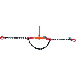 Zurrspannkette DORA 2 tlg.Güte 8 3,5m S.10 8mm Zugkr.6300 daN 1575 daN DOLEZYCH