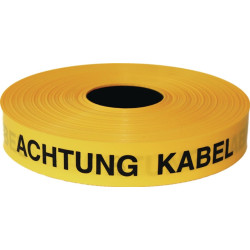 Trassenwarnband Versorgungsleitung B.150mm L.250m gelb KELMAPLAST