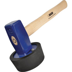 Plattenlegerhammer 2000g holz  u.ringverkeilt L.41,5cm Stiel L.38cm IDEAL