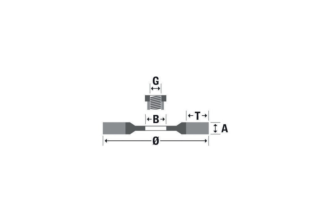 Rundbürste D.300mm Bohr.Ø100mm Drahtstärke 0,35mm Stahldraht