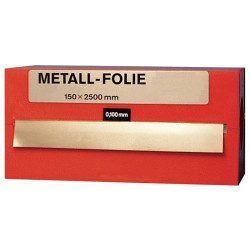 Metallfolie D.0,300mm MS MS63 L.2500mm B.150mm RECORD