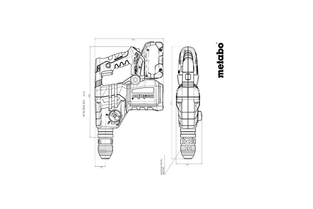 Bohrhammer KH 18 LTX BL 28 Q