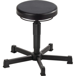 Drehhocker m.Gleiter PU Schaum schwarz Sitz H.360 490mm Hocker MEY
